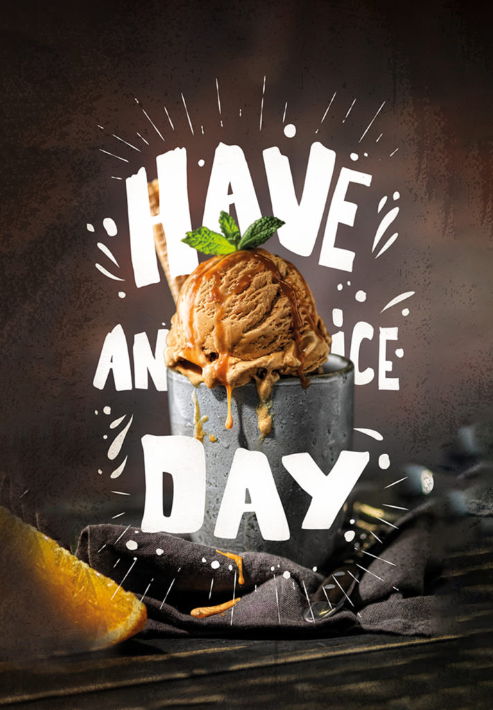 Couverture de la carte des glaces: "Have an ice day"